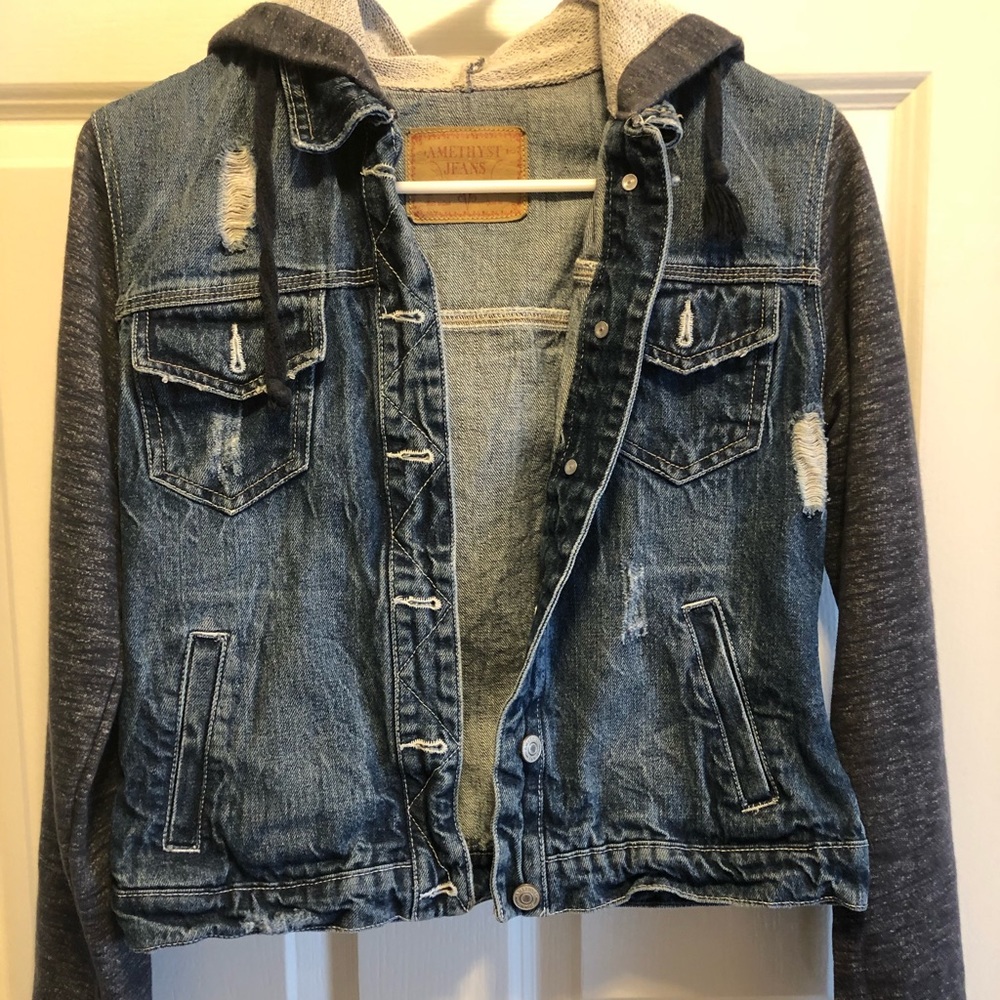 Distressed Denim Jacket